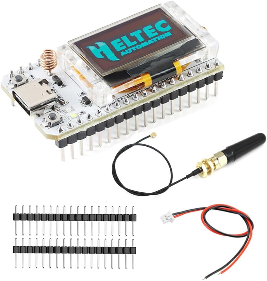 ESP32 LoRa SX1278 0.96 inch OLED Display Development Board WIFI Bluetooth Dual Core 240MHz CP2102 and 433/470MHz Antenna for Arduino Smart WIFI LoRa 32