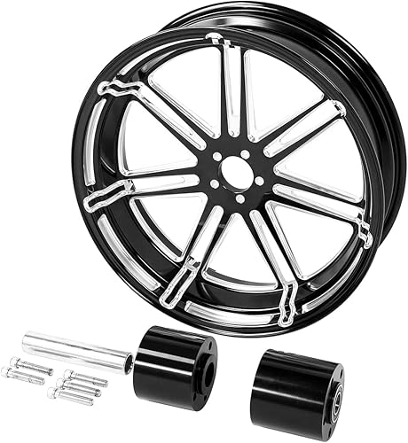 Miniatura 2 de TCT-MOTORPARTS Bujes de llanta trasera de 18 x 5.5 pulgadas para Harley Touring Road King no ABS 2008-2023