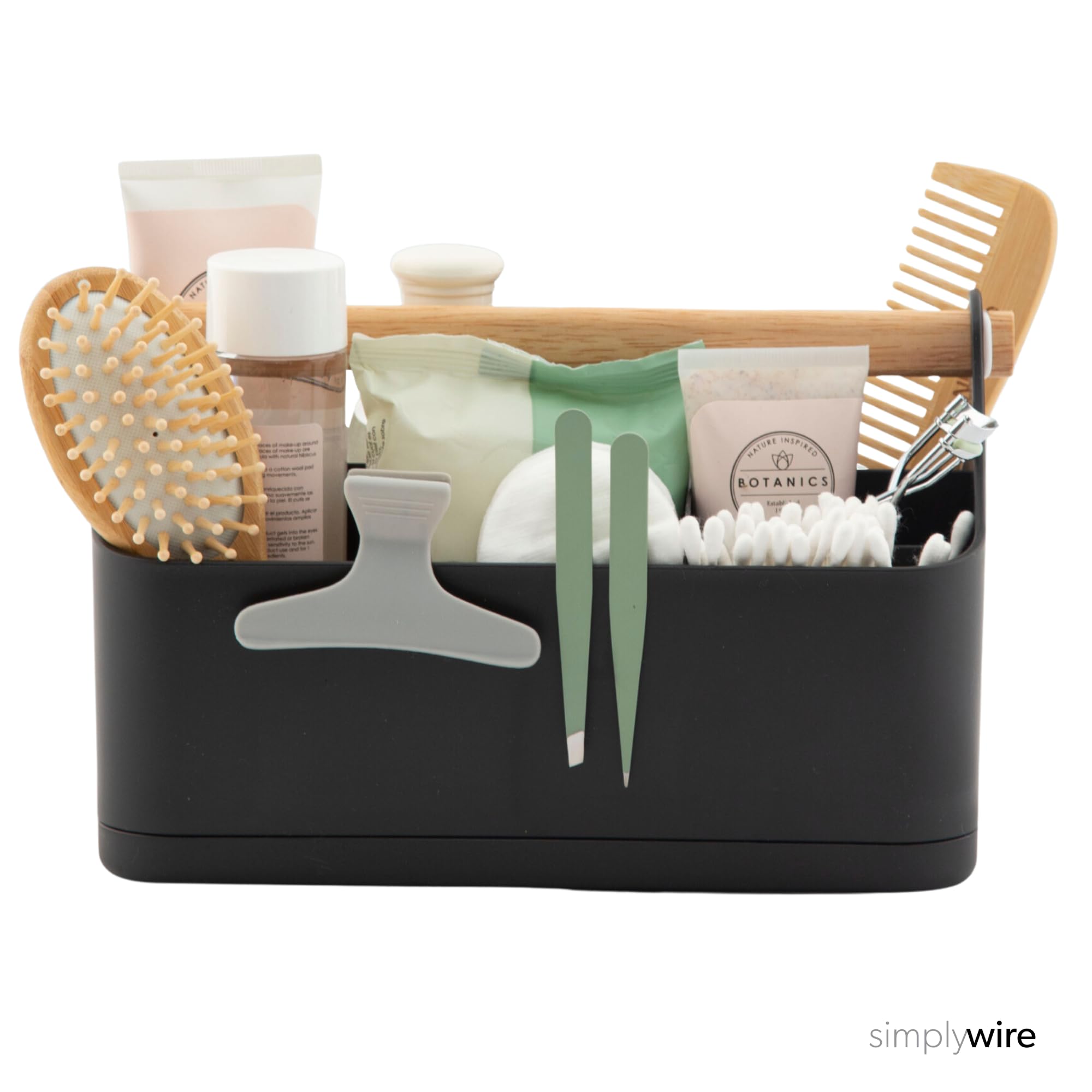 simplywire – Organizador para el Maquillaje – Carrito para el Baño – Negro