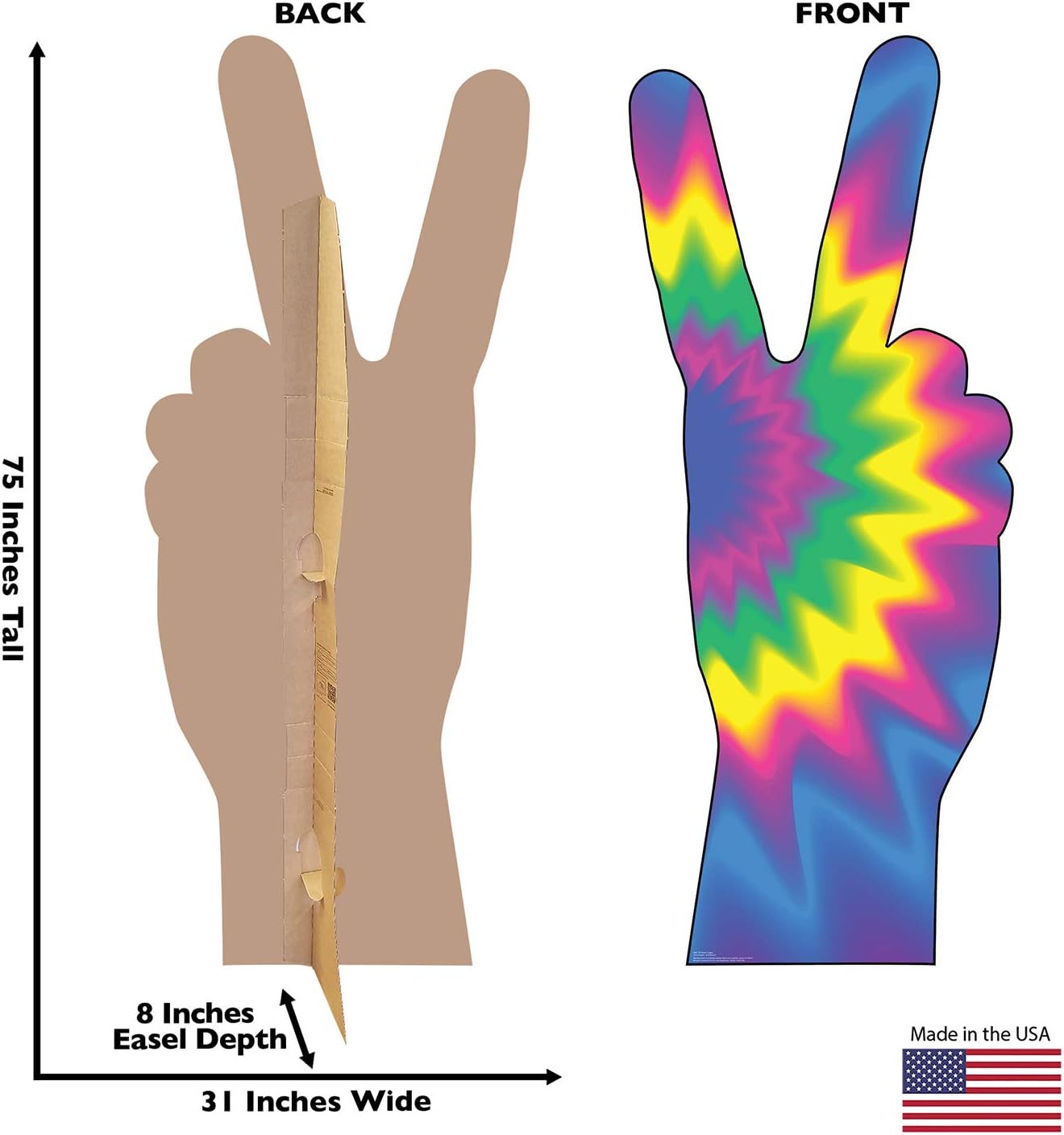 Cardboard People 50's Car Life Size Cardboard Cutout Standup