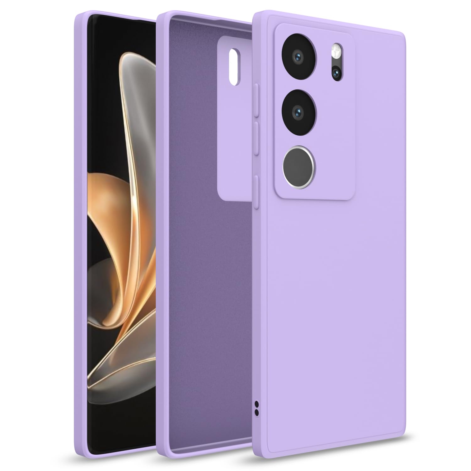 Pikkme Vivo V29 / V29 Pro 5G Back Cover Soft Matte Liquid Silicone TPU | Camera Protection | Shockproof Slim Back Case for Vivo V29 / V29 Pro 5G (Purple) (B0CV7ZRH91) Amazon Price History, Amazon Price Tracker