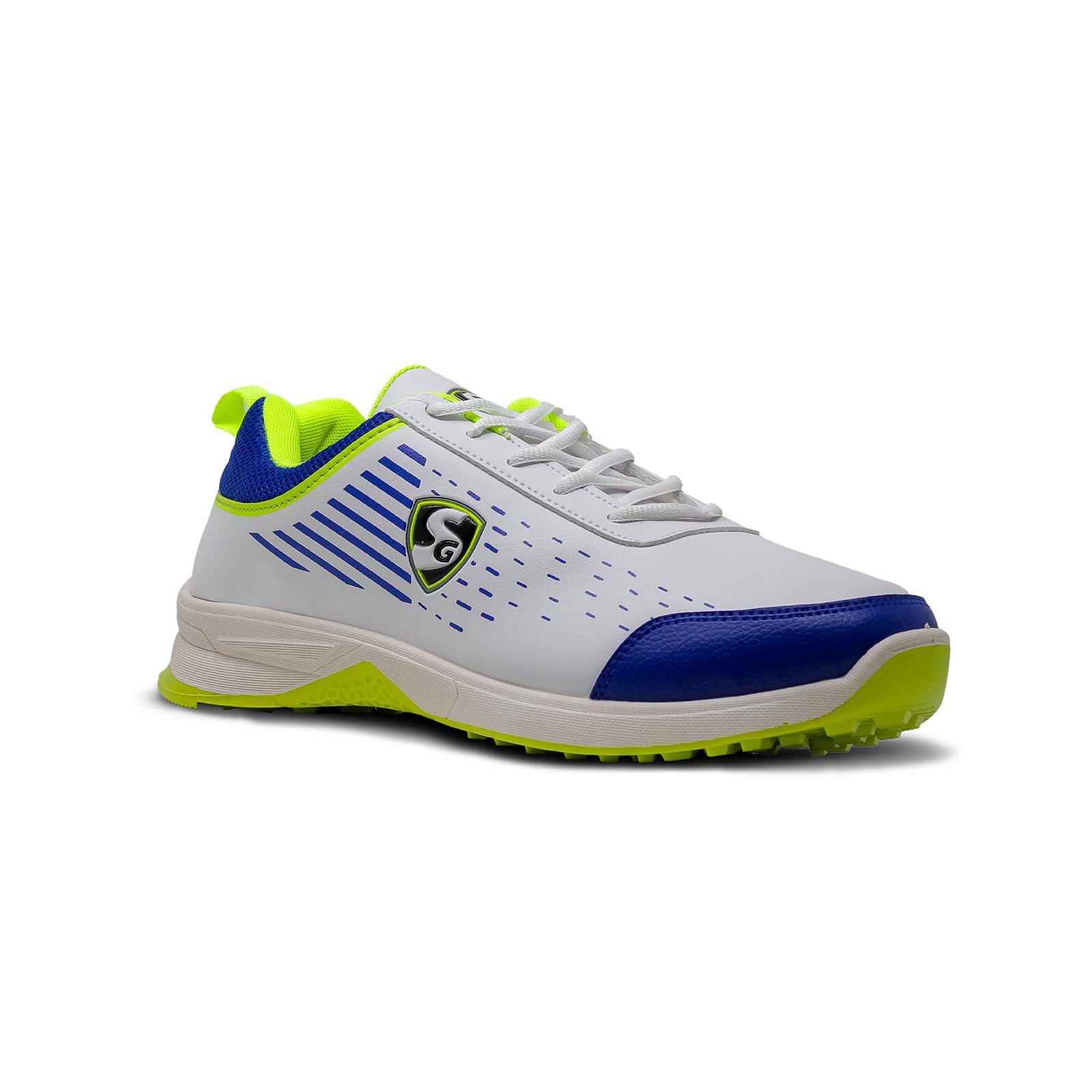 SG Shoes Yorker White/R Blue/Lime No 7 Enhanced Comfort and Performance for The Perfect Game (B0CWCTFRXJ) Amazon Price History, Amazon Price Tracker