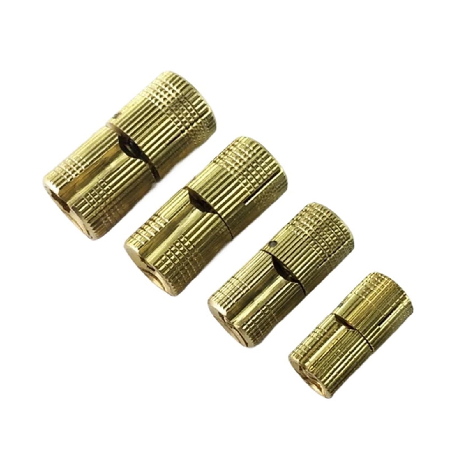 Barrel Hinge, Brass Barrel Hinge 8-16mm Cylindrical Hidden Cabinet Concealed(16mm)
