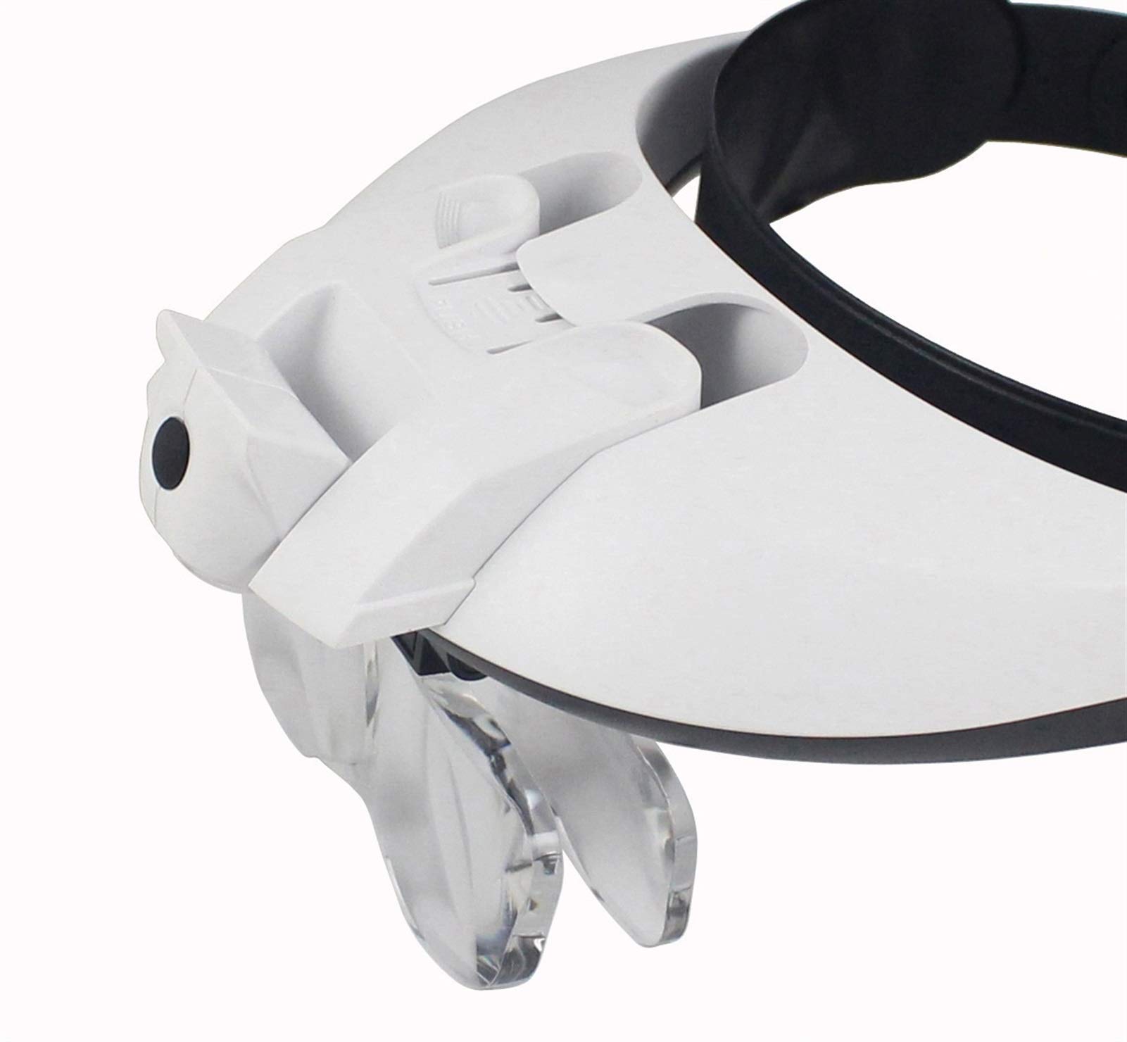 Lupa para la Cabeza con luz LED, Lupa de Lectura, lupas para Leer Joyas, Lupa, reparación electrónica (tamaño: 81001-G) Safehappy