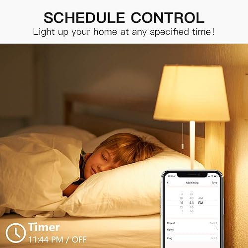 Miniatura 12 de TREATLIFE Enchufe de atenuación inteligente 2 en 1 para exteriores, 2 enchufes de control individual, 600 W, compatible con Alexa, Google Home, IP64