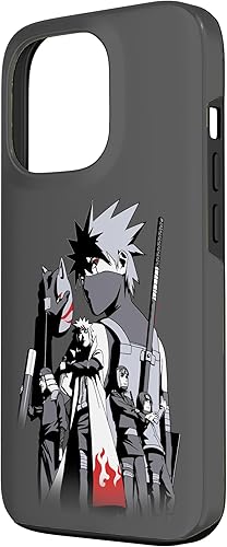Vista 23 de iPhone 11 Naruto Shippuden Anime con Kakashi Hatake y Team 7 Case
