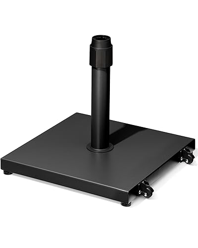 42lbs Patio Umbrella Base with Wheels - Heavy Duty Outdoor