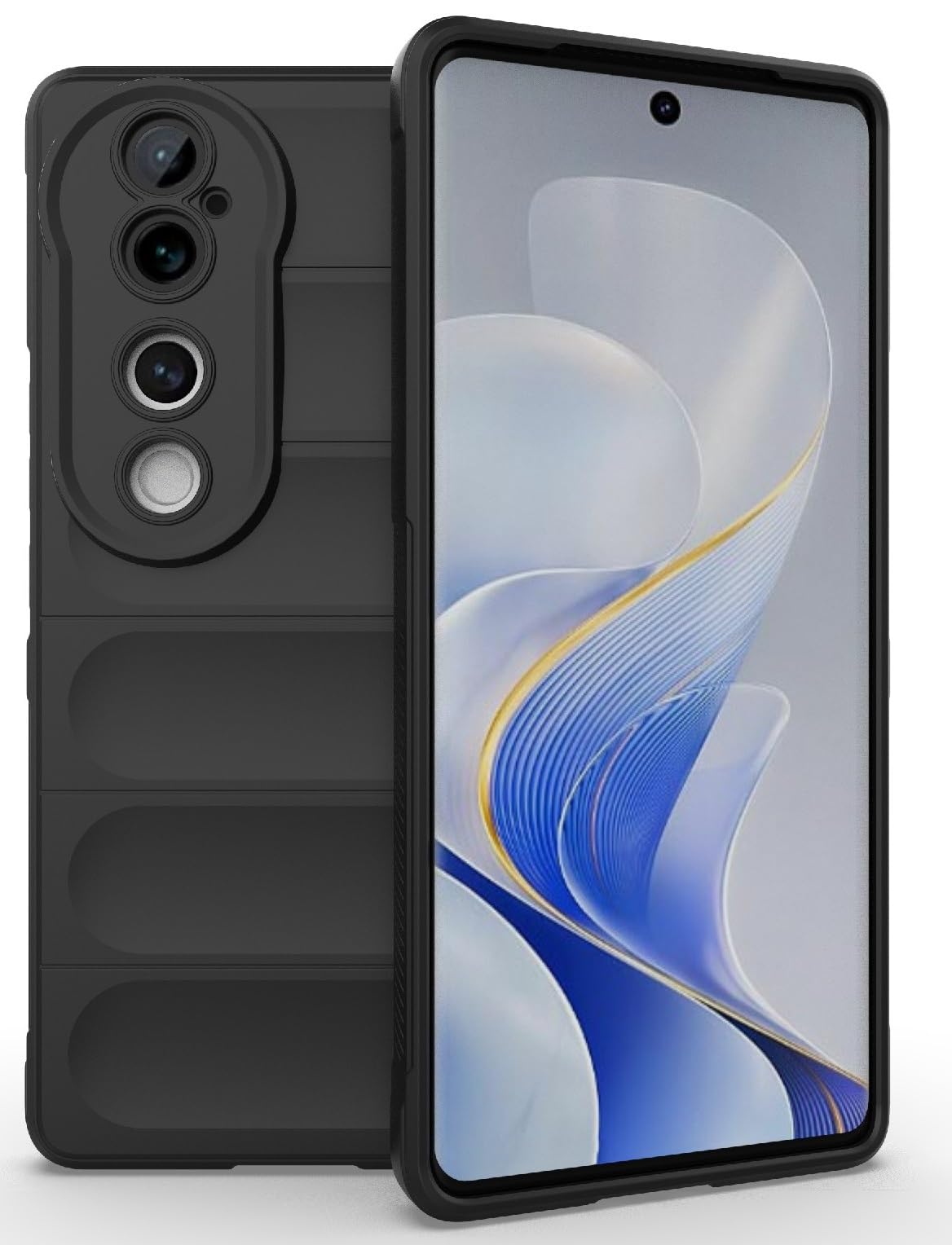 SPAZY CASE® Vivo V40 / V40 Pro 5G / T3 Ultra 5G Back Cover | Rubber Case with Soft Silicone + Smooth Surface Protective Back Cover for Vivo V40 / V40 Pro 5G / T3 Ultra 5G - Black (B0CYPVTY6G) Amazon Price History, Amazon Price Tracker