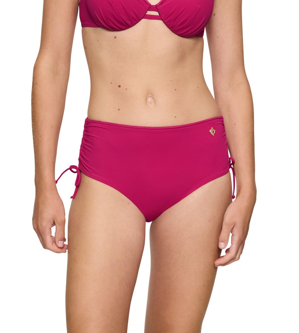 Triumph Women's Summer Twist Maxi Bikini Bottom, Pink (Berry), 12