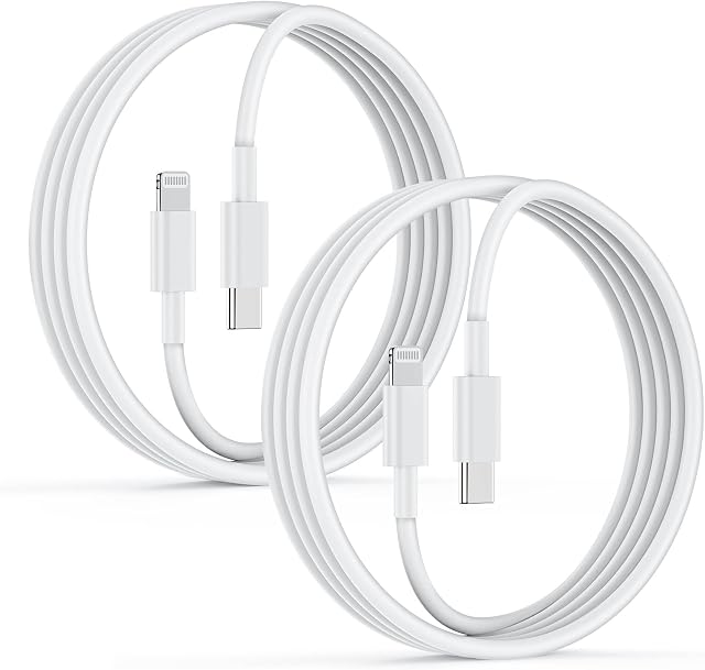 USB C to Lightning Cable 3m, [Apple MFi Certified] 2Pack iPhone Fast Charger Cable Apple Type C Power Delivery Charging Cord for iPhone 13 Pro Max 13 Pro 12 Mini 11 XR XS X 8 SE, iPad
