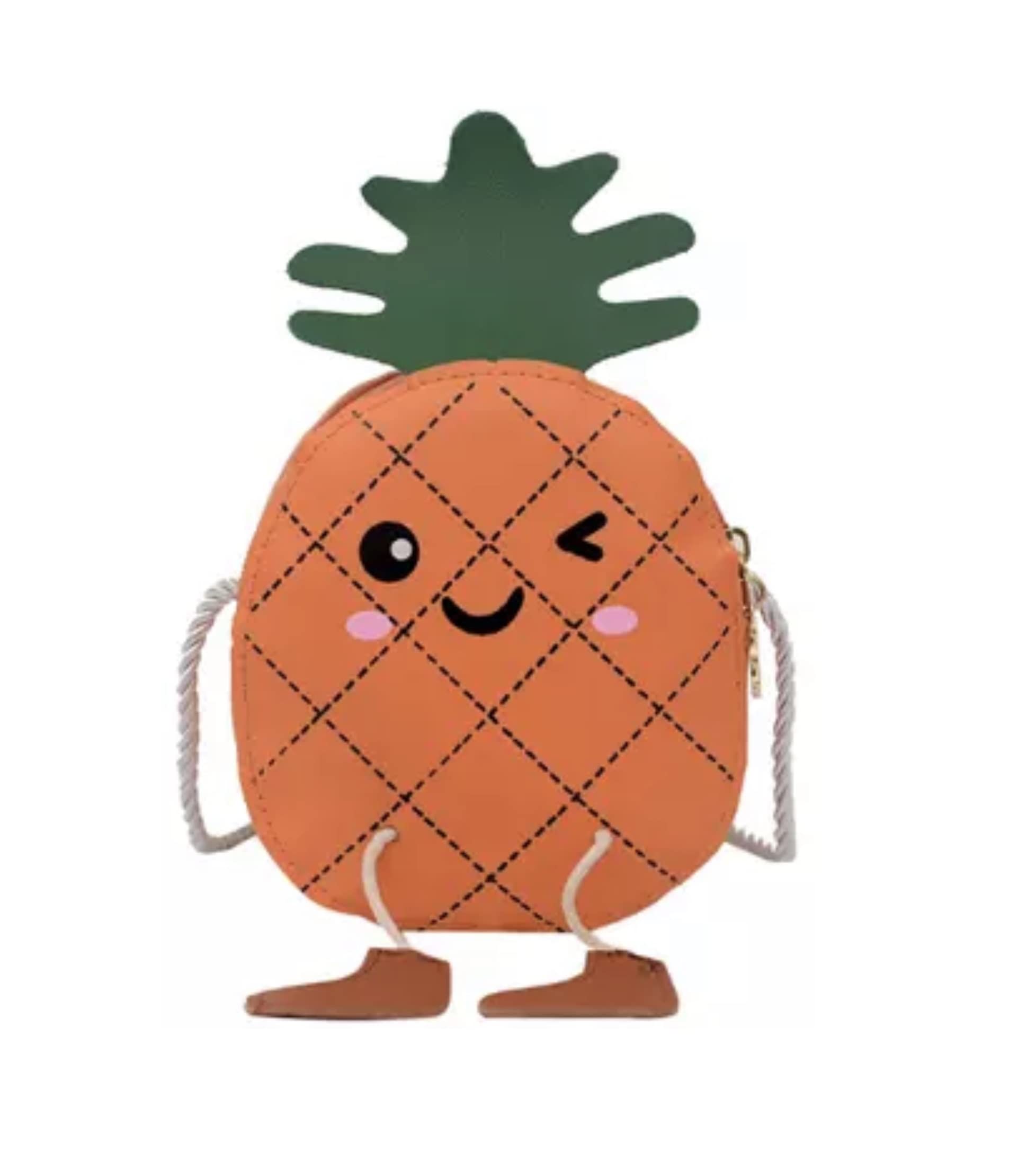 AUGEN Pineapple Shape Sling Bag, Small Bags for Baby Girls and Kids, Handbags, Crossbody Sling Bags (Orange, 20cm) (B09K5NC8DR) Amazon Price History, Amazon Price Tracker