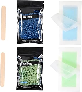 ADOCARN 1 Conjunto De Feijões De Cera Para Depilação Bastões De Cera Para Depilação Tiras De Depilação Para Pernas Kit De Depilação Para Depilação Tiras De Cera Para Depilação Rosto