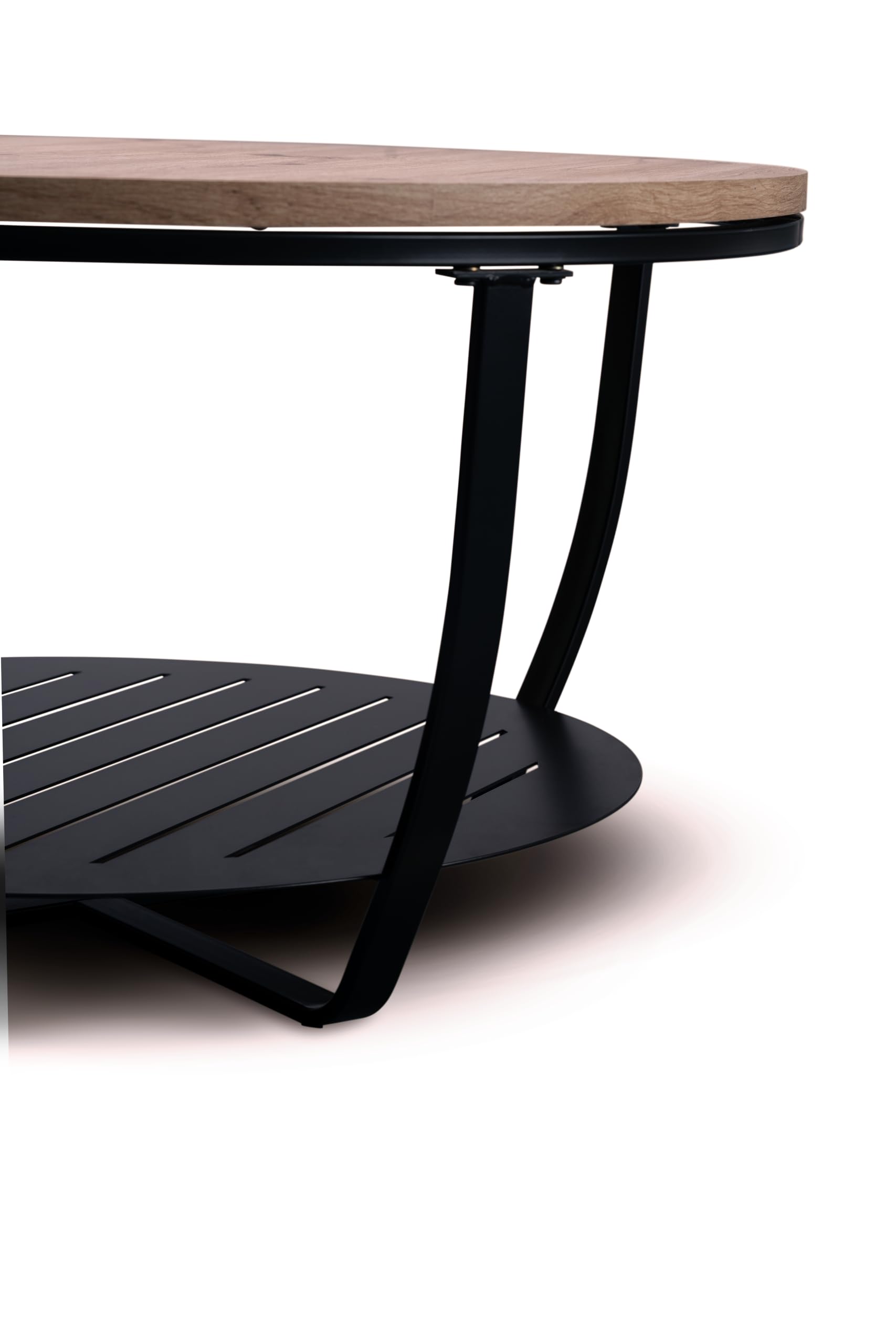 M2 Kollektion Couchtisch Palermo in schwarz, B/H/T = 80x43x80cm