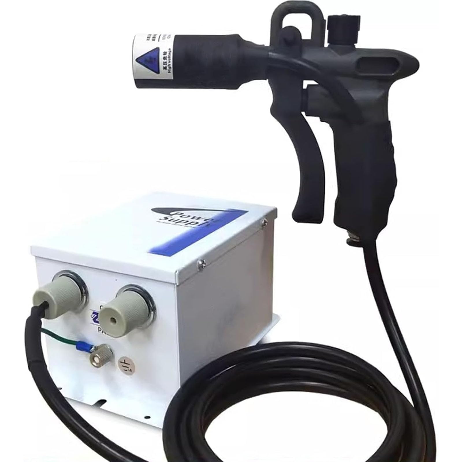 Jonizujący pistolet na sprężone powietrze, antystatyczny pistolet pneumatyczny z generatorem wysokiego napięcia 4,6 kV, regulowane ciśnienie powietrza, balans jonowy ± 35 V, do naprawy elektroniki