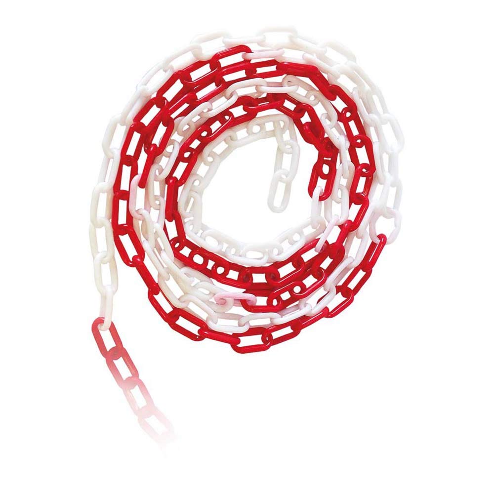 JSP Chaîne 6 mm 25 m Rouge/Blanc (HDC000-265-400)