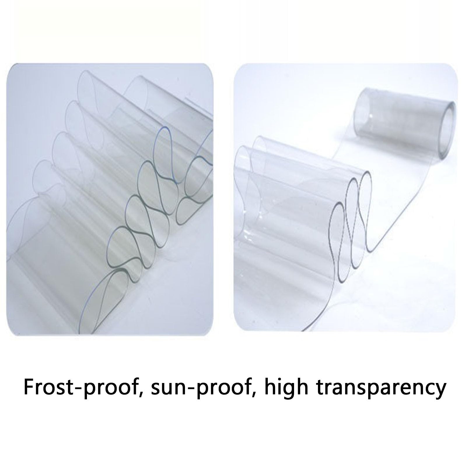 Lot Bandes en Plastique Air Curtain Isolation Rideau Lanière PVC Lamelles Chambre Froide, Usine(150x200cm/59.06x78.74in)