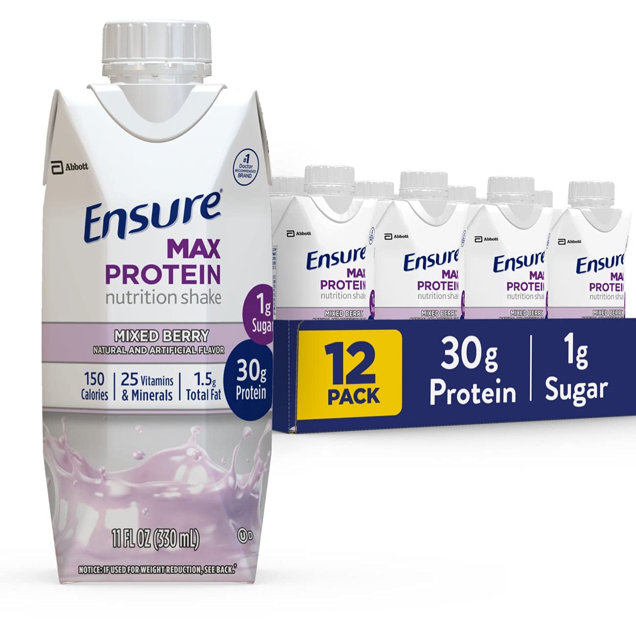 Buy Ensure Max Protein tional Shake with 30g of Protein, 1g of Sugar