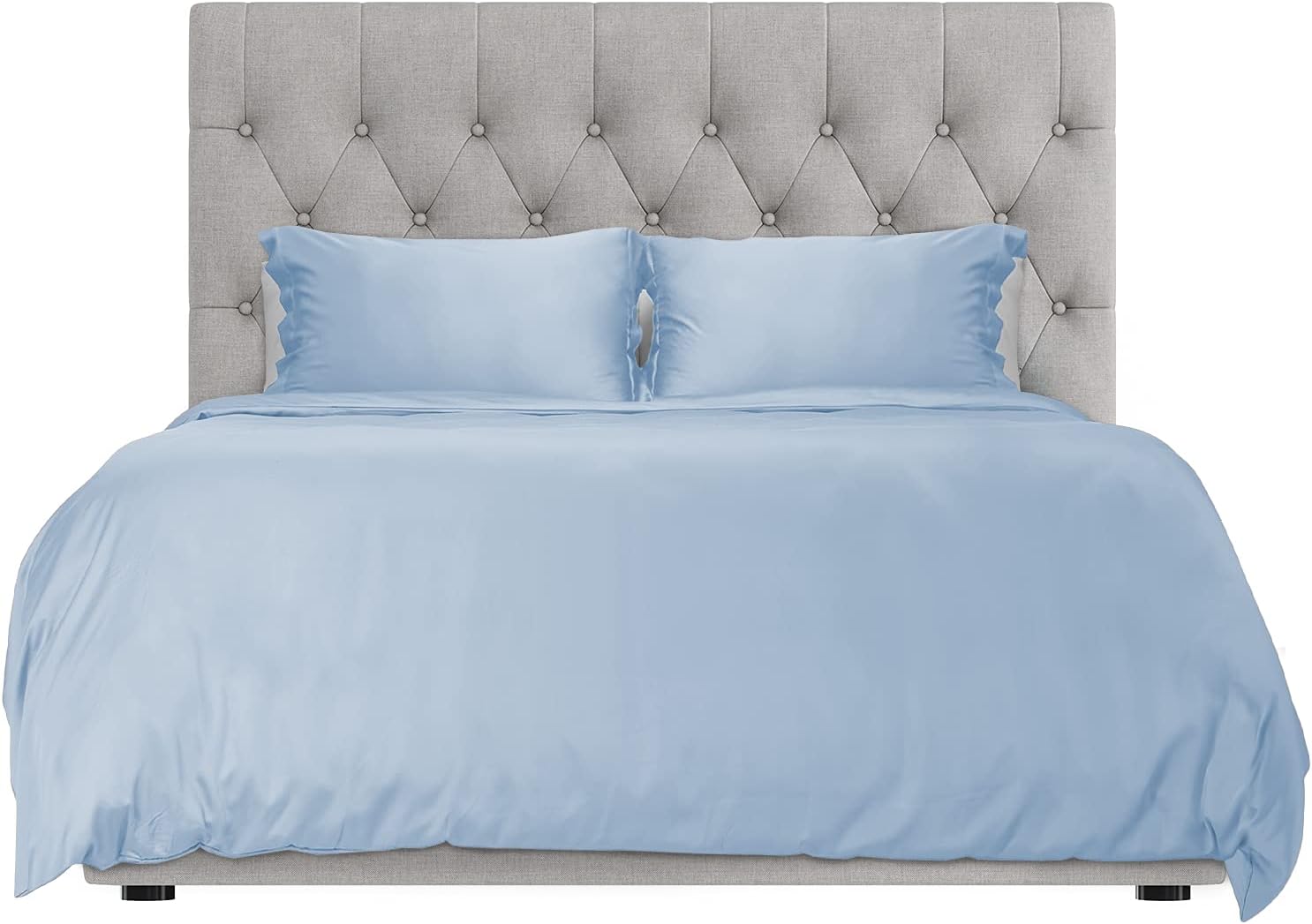 Hotel Sheets DirectDuvet Cover Bed Linen Set, 3 -Piece Set, Light Blue, Full