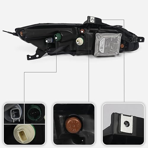 Miniatura 4 de FIONE Luz diurna DRL para Jeep Cherokee 2014 2015 2016 2017 2018 LED luces intermitentes antiniebla par lado conductor y pasajero