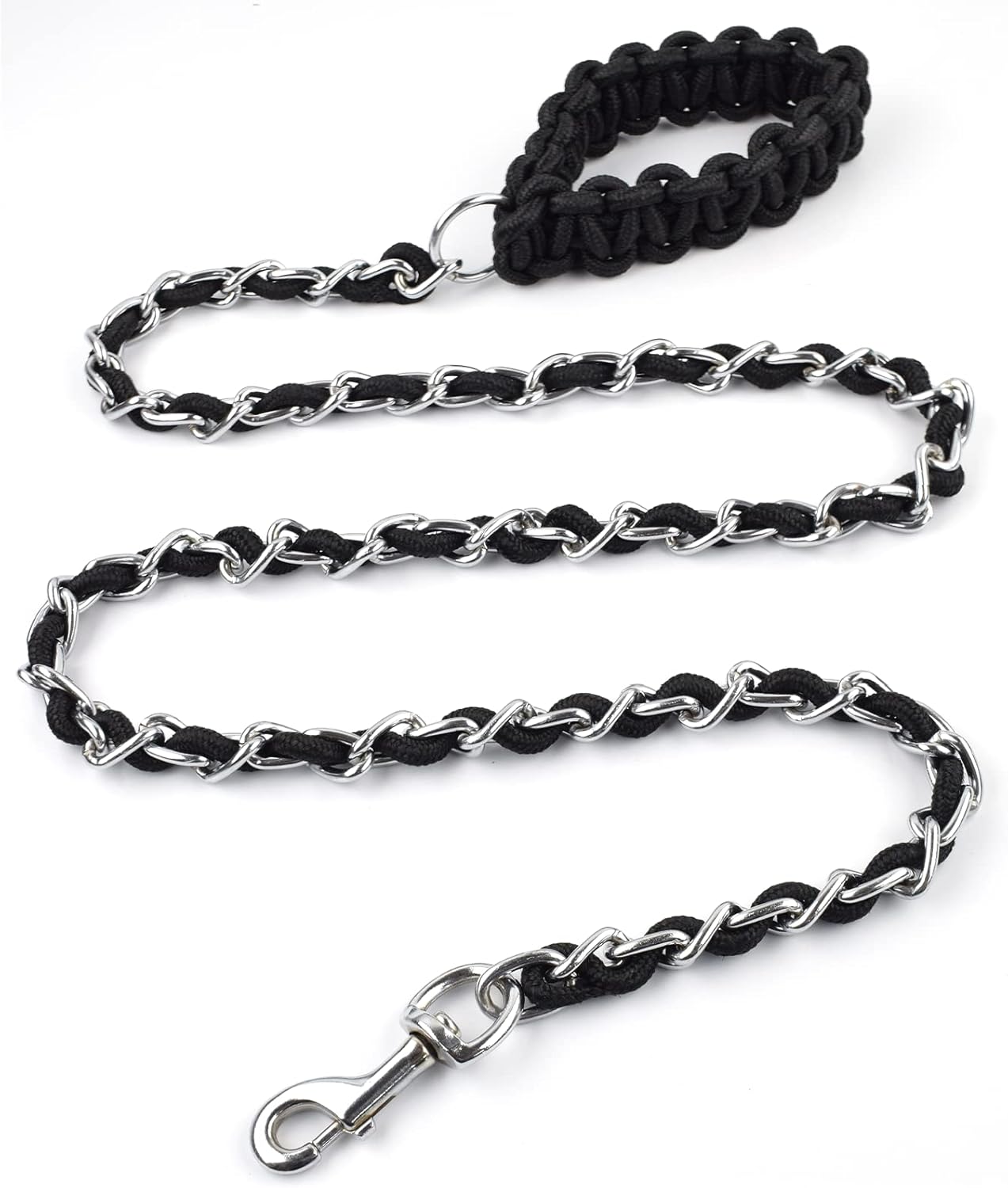 Cdycam Chain Dog Leash Chew Proof Dog Leash for Medium