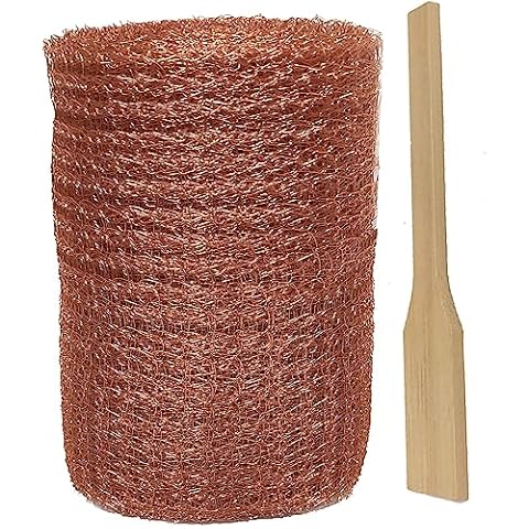 Copper Mesh Screen Copper Wool Rodent Mesh Screen Copper Wire Mesh Copper Screen Mesh Copper Mesh for Distilling and Rodent Barrier Mesh Chicken Wire Hardware Cloth 5 Inch x 237 Inch Cover