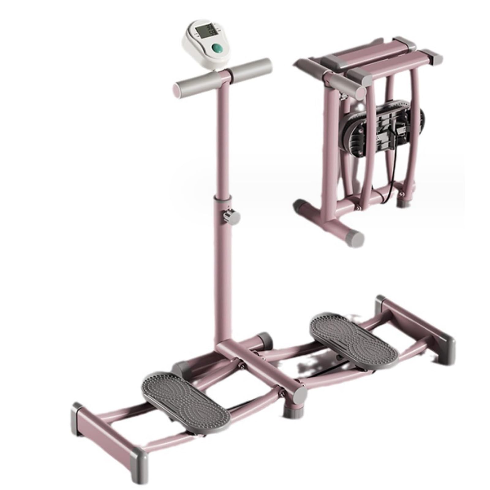Machine à ski – Entraîneur de ski simulé à hauteur réglable pour entraînement complet du corps et équipement de fitness cardio pour usage domestique