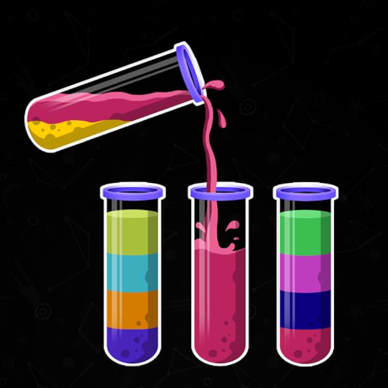 Color water sort 3d