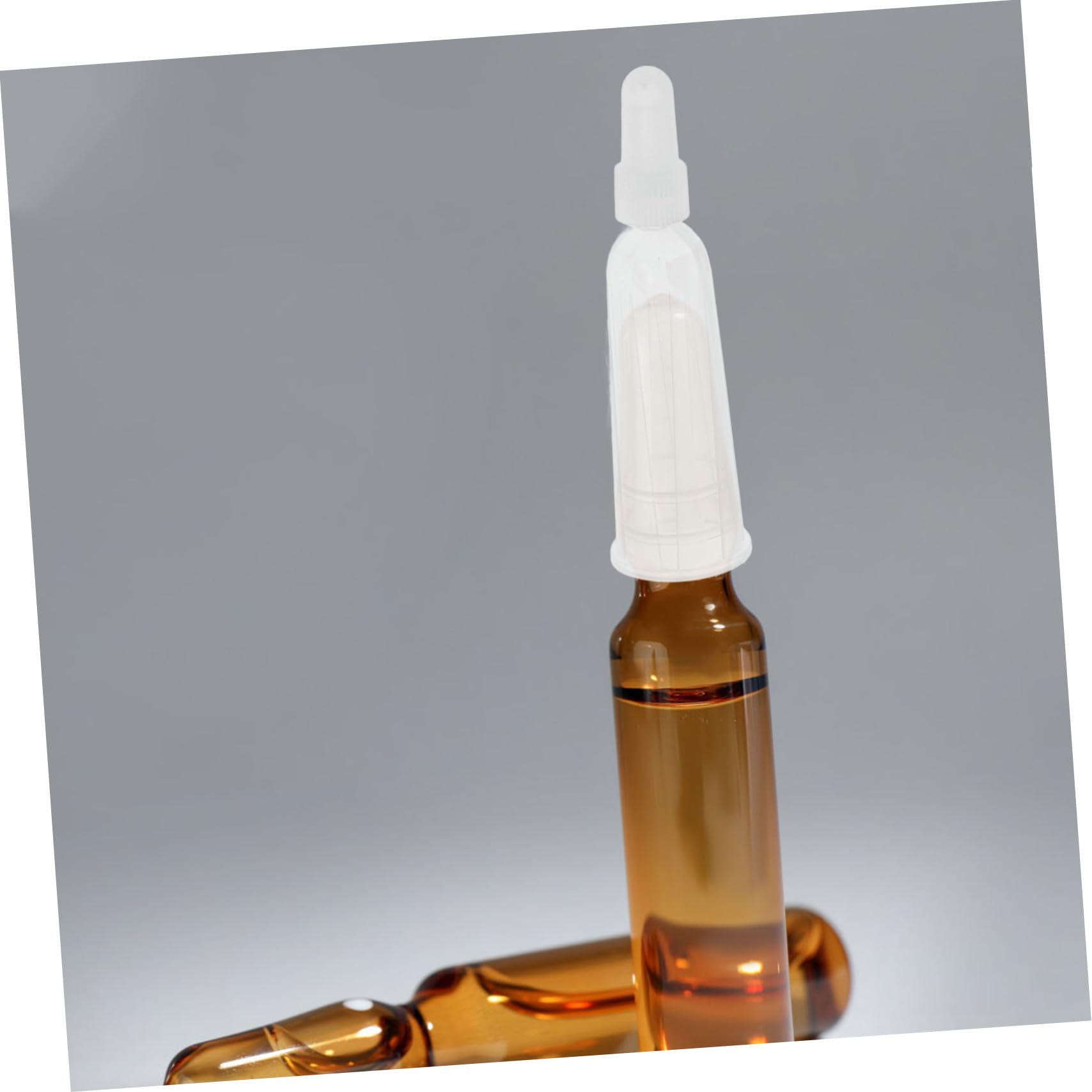 Apribottiglie Per Fiale 2Ml Trasparente Tpe Leggero Portatile Protezione Dita Contagocce Dosatore