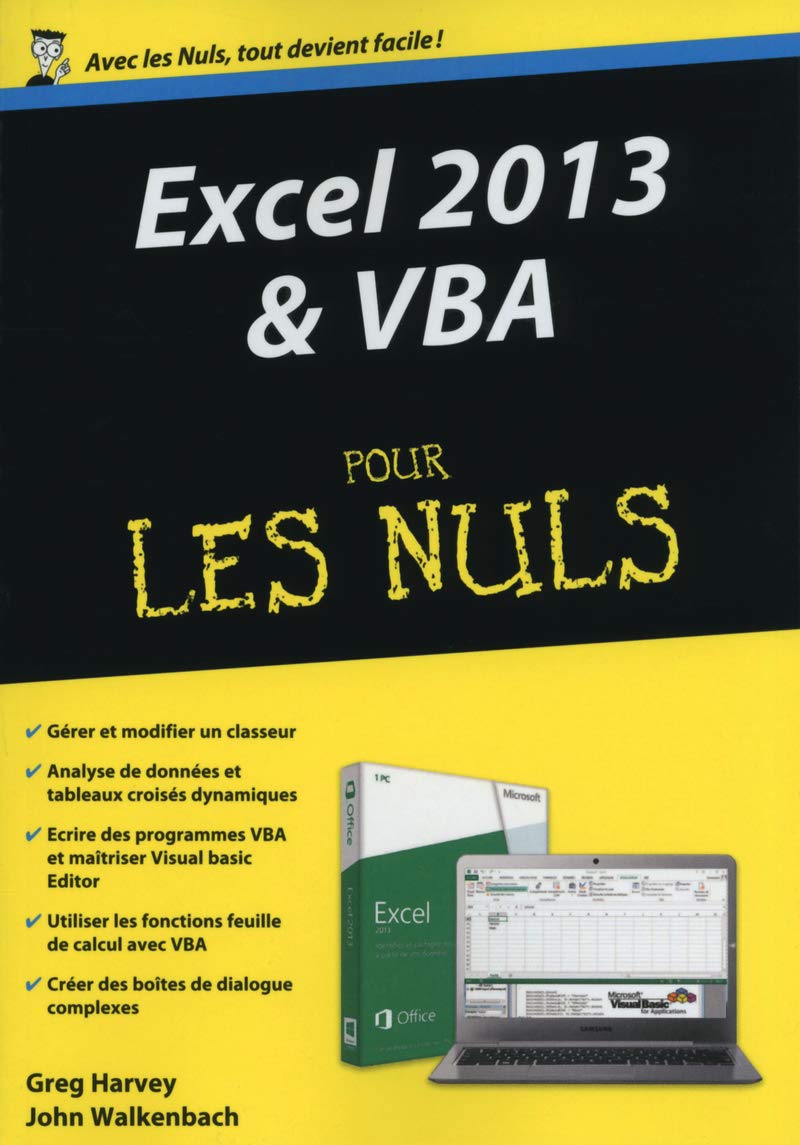 Excel 2013 et vba megapoche pour les nuls