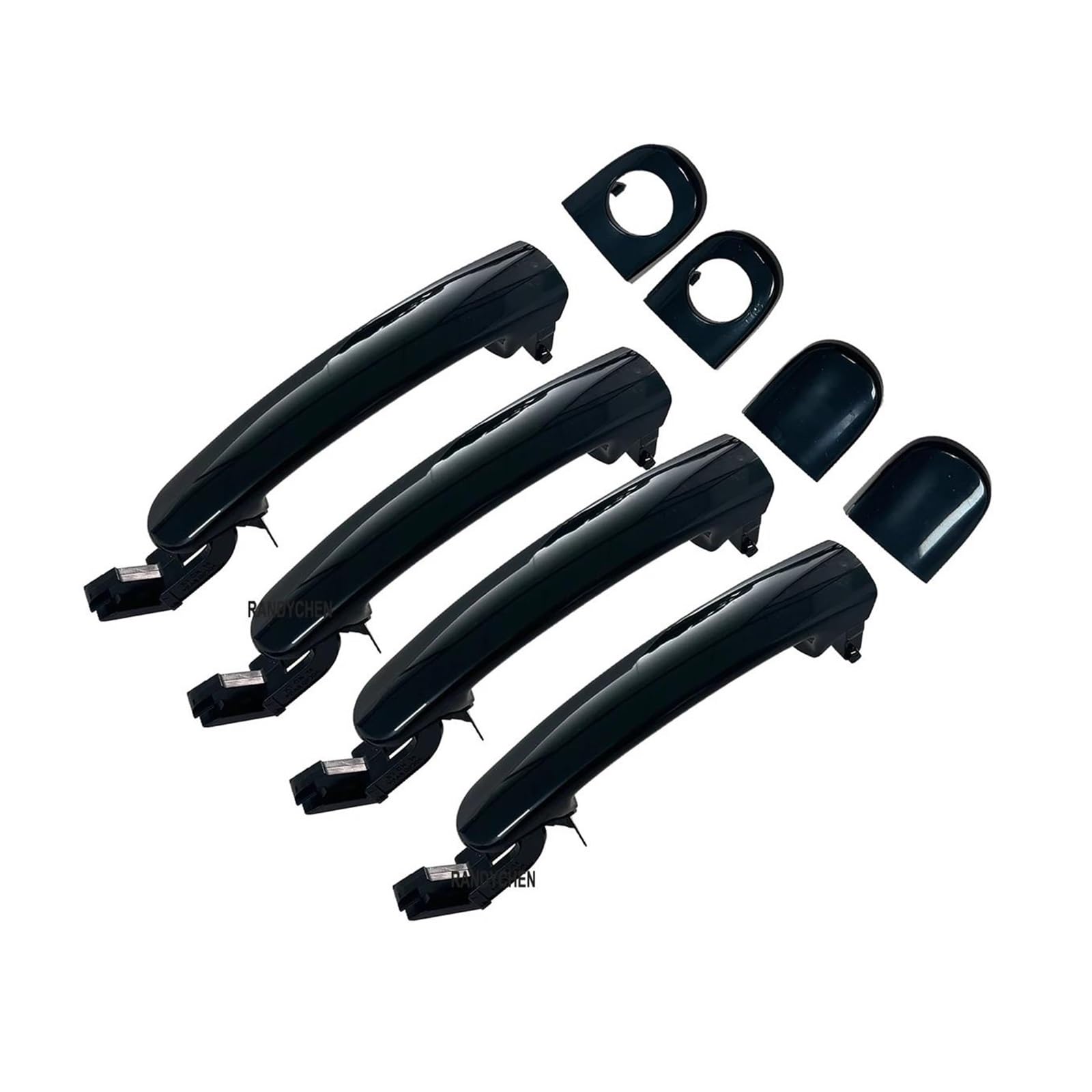 MTVTFECEWG for VW for Golf 4 MK4 for Polo 9N for Bora for Jetta A4 for Passat B5 1 Set Exterior Door Handle Cover Cap