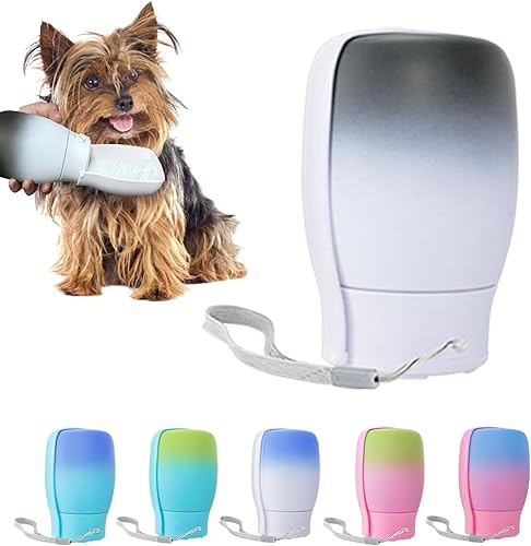 Miniatura 7 de Botella de agua para perros (rosa y azul, 11 onzas) Negro & blanco,Negro Blanco,Azul,Rosa Azul,Azul & blanco,Azul Verde,Verde y azul,2-Rosa