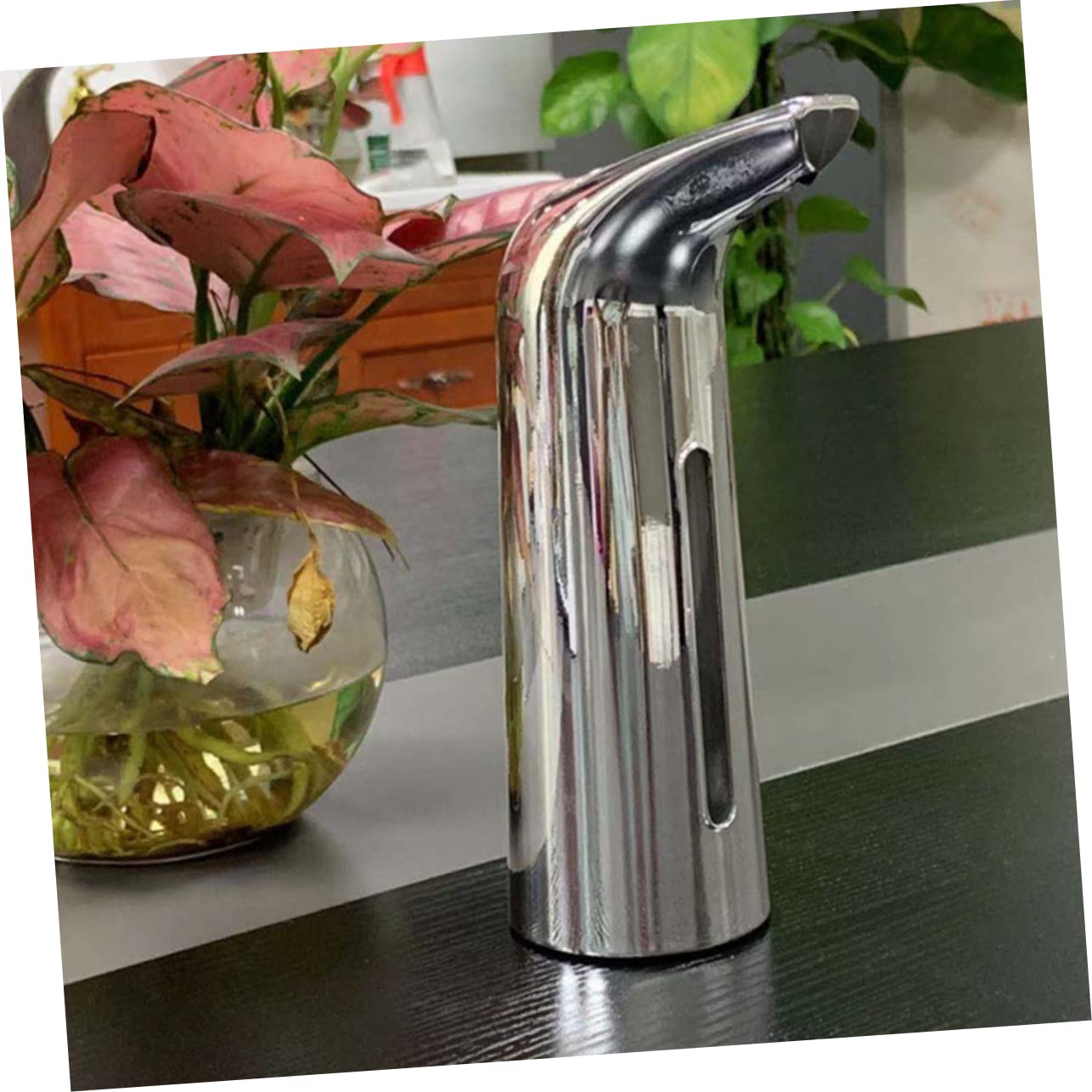 LIFKOME Dispenser Automatico Di Sapone Liquido 400 Ml Senza Contatto Sensore Dispenser Di Sapone Per Cucina E Bagno Alimentato A Batterie