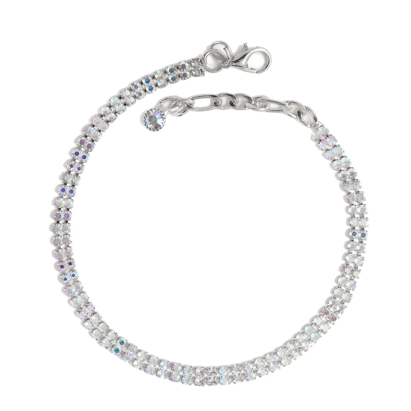 vama FASHIONS Silver Crystal Rhinestone Payal Anklet Toes Foot Chain Single Ankle Anklets For Girls Women-picture-44