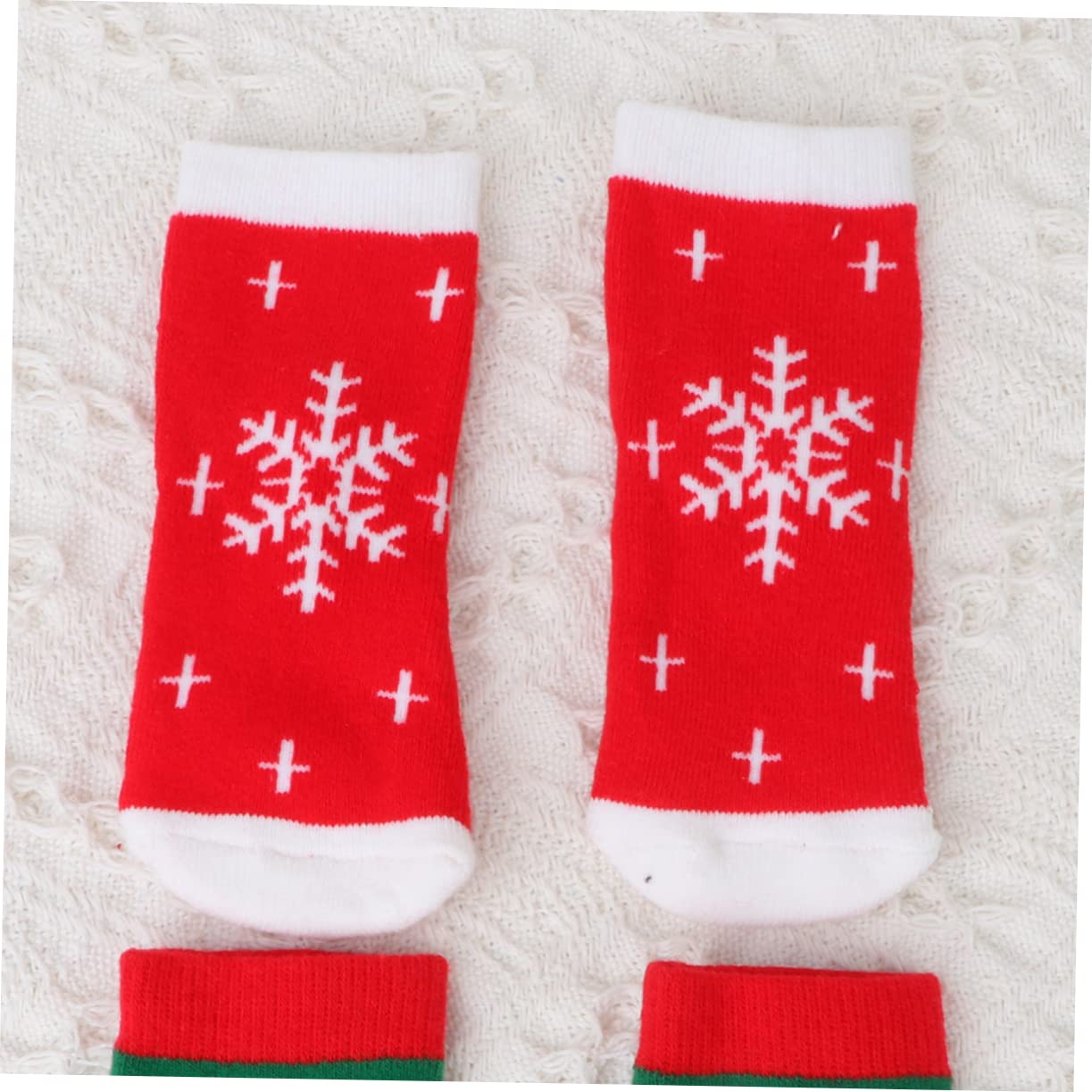 Kisangel 12 Paare Weihnachtsfeier Baby- für Jungen Weihnachts- -Socke Weihnachtsmotiv für Gemeinde Weihnachten Kind