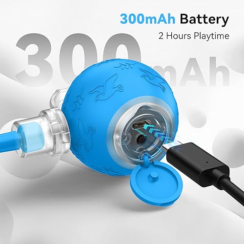 Miniatura 4 de Pelota interactiva de juguetes para gatos de interior, juguetes automáticos para gatos adultos aburridos de interior, activado por movimiento,