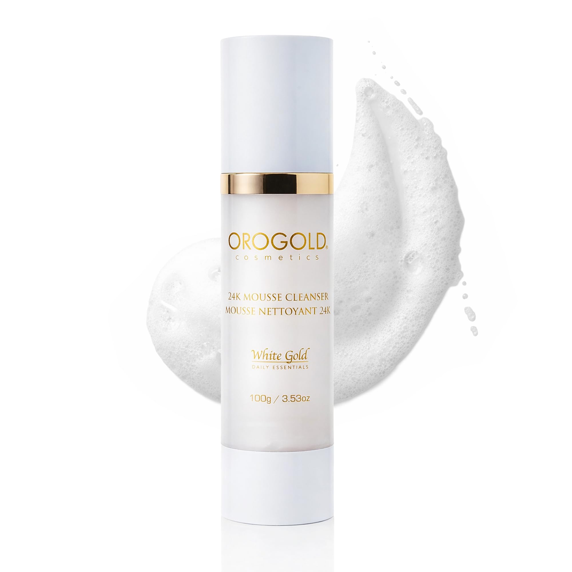 Orogold White Gold 24K Anti Aging Facial Cleanser - 100 Ml / 3.38 Fl. Oz.