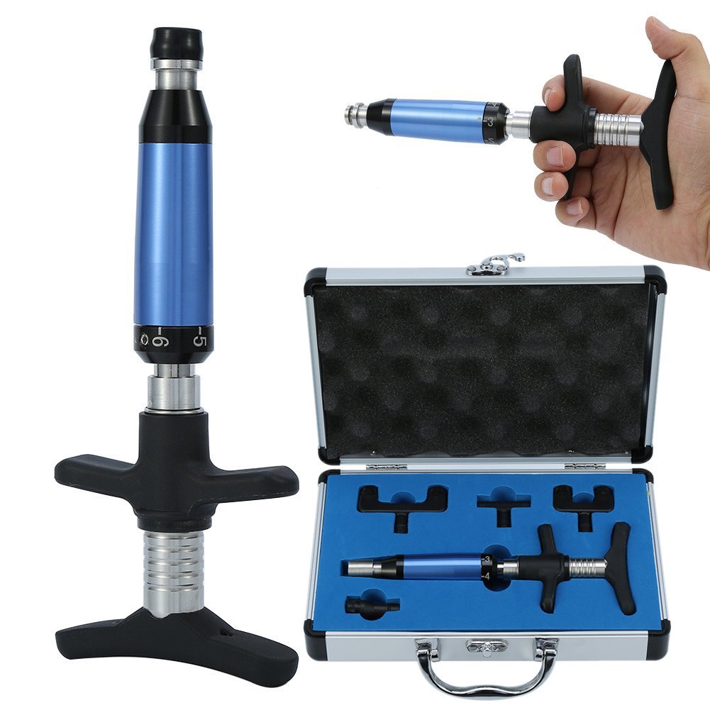 ZJchao 6 Levels Manual Forth Heads Spinal Massager