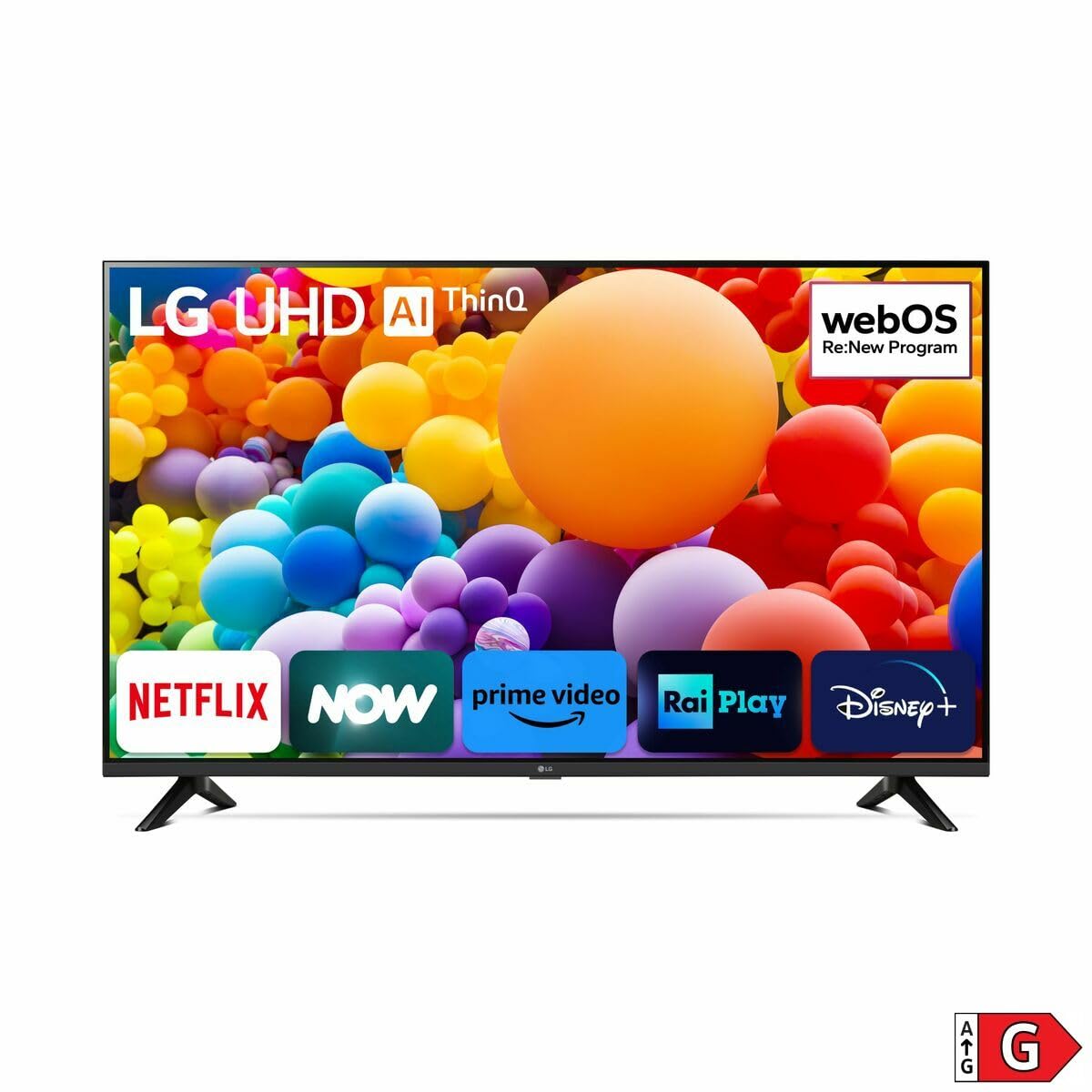 LG TV LED 2024 | 55UT73 | 55 Pouces | UHD | Processeur α5 gen 7 AI 4K, Noir