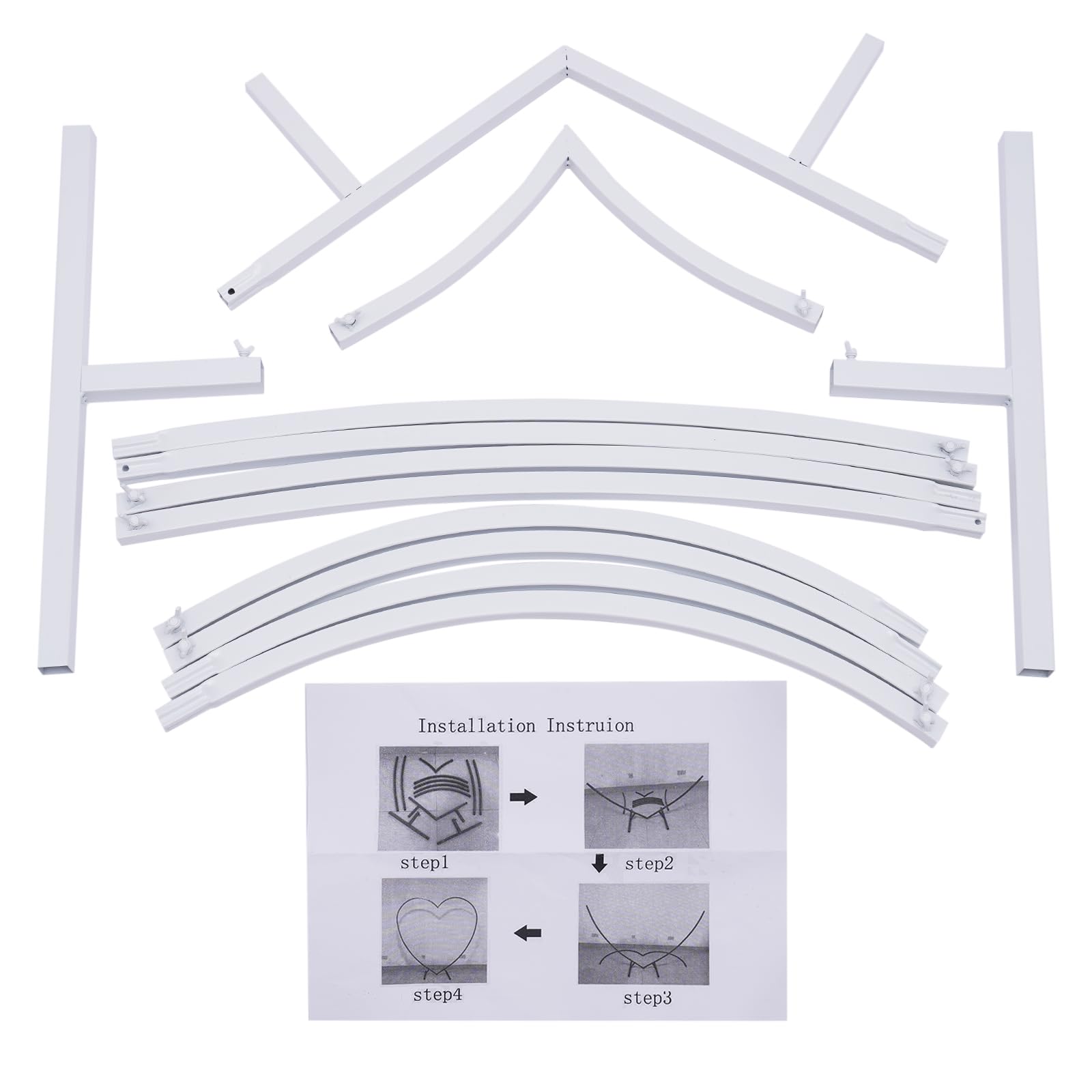 Herz Arch stehend mit Fuß,Weiß Metall Arch Kit, Hochzeit Herz Bogen Stehen,Geeignet Fotografie,Bankette,Geschäftseröffnungen,Verschiedene usw Feiertage.