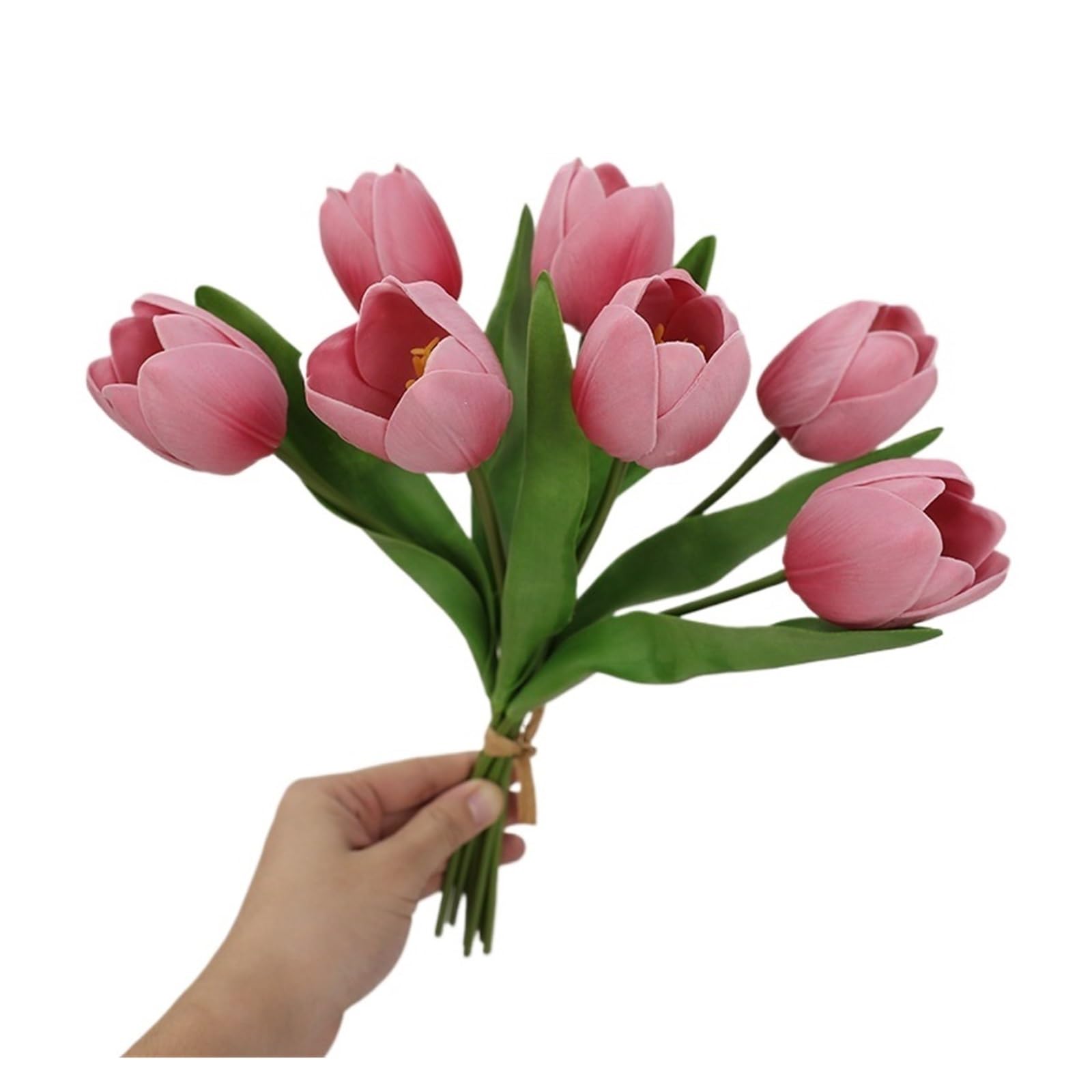 Casetlong 14Pcs Faux Flowers Bouquet Home Decoration Wedding Decor Party Table Artificial(Pink)