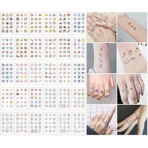 30 Sheets Temporary Tattoos for Adult and Kids,Temporary Tattoo Body Sticker Hand Neck Wrist Art Fashion Waterproof Removable Body Art Sticker Cover