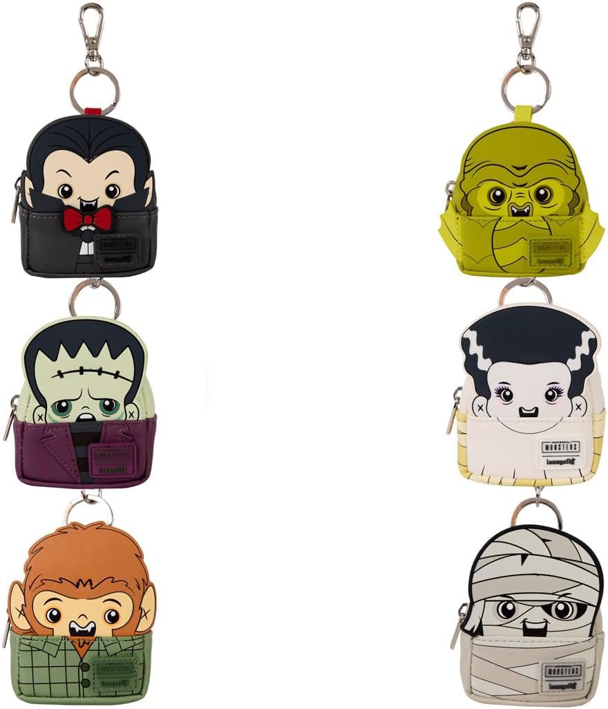Loungefly Universal Monsters Mystery Mini Backpack Bag Charm