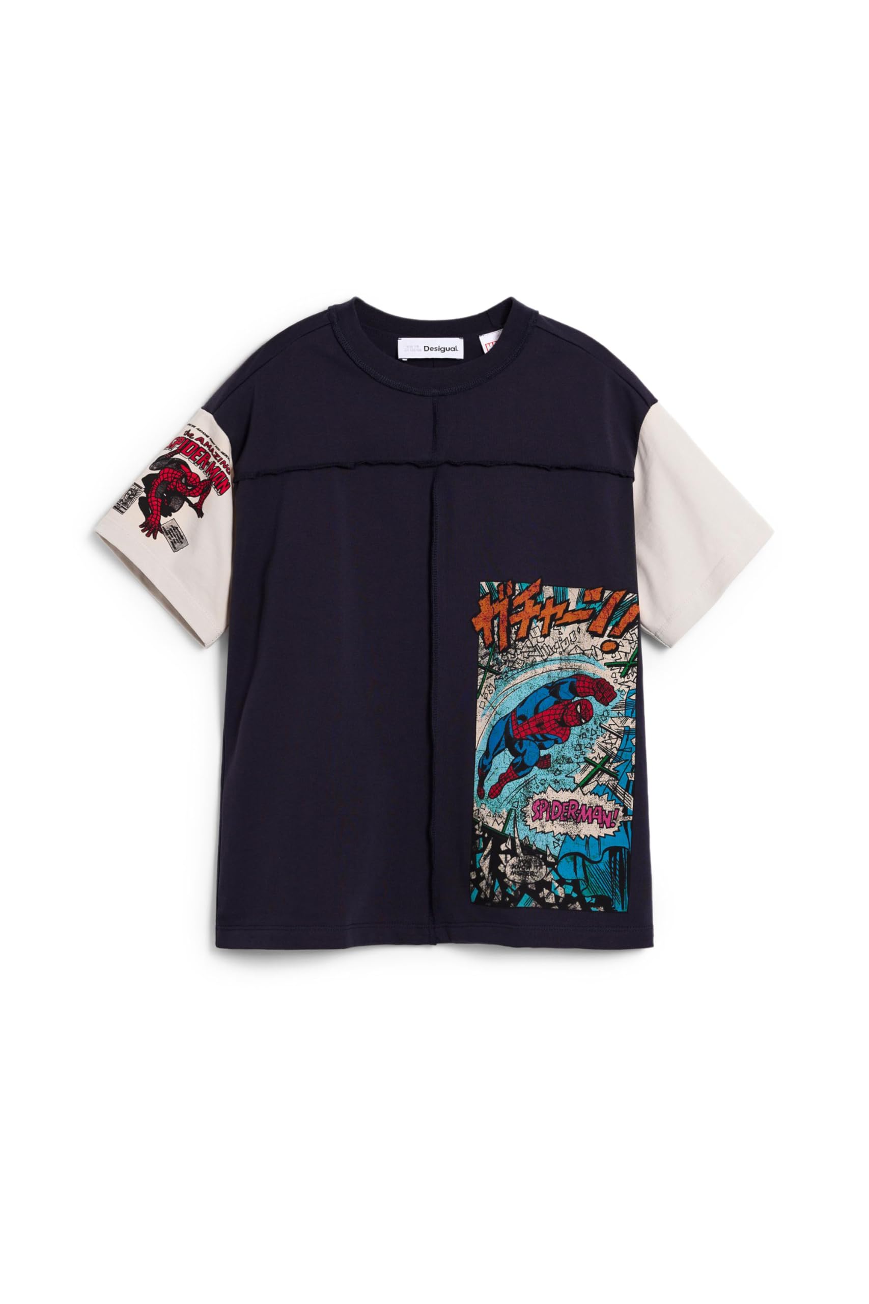 Desigual Bleu T-Shirt Spider