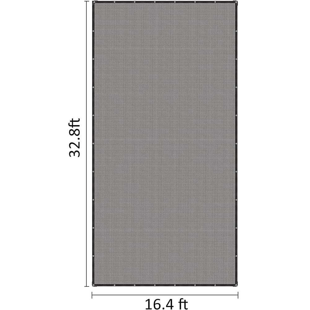 Wysokiej jakości pokrowiec na basen do basenów wewnętrznych, ochrona liści z drobnej siatki, zimowa blokada na zewnątrz, 5 m x 10 m / 6 m x 12 m, ochrona przed liśćmi, bezpieczny dla zimowego solut