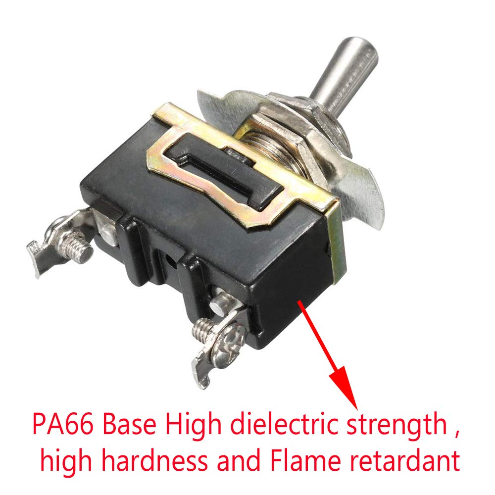 Mintice™ Momentaneo Pesanti 20A 125V 15A 250V DPDT 6 Terminali Pin - Foto 5