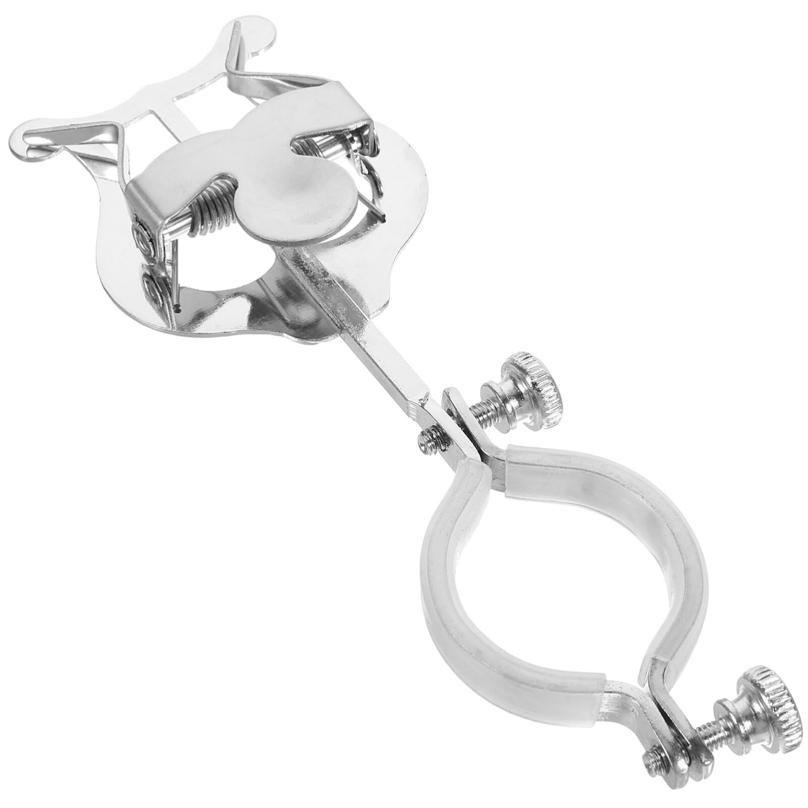 Alasum Clarinet Sheet Music Clip Clarinet Lyre Clamp Metal Music Book Clip Clarinet Music Holder for Practicing Beginners Marching Band