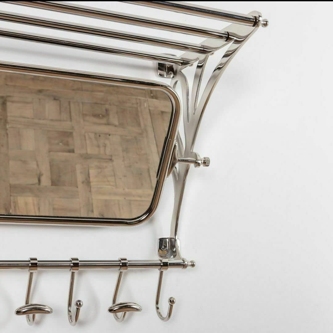 Vintage Luggage Decor French Coatrack/luggage Rack/train Wall