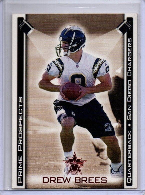 Drew Brees 2001 Pacific Vanguard Prime Prospects Rookie Rc #28 - Football Cards