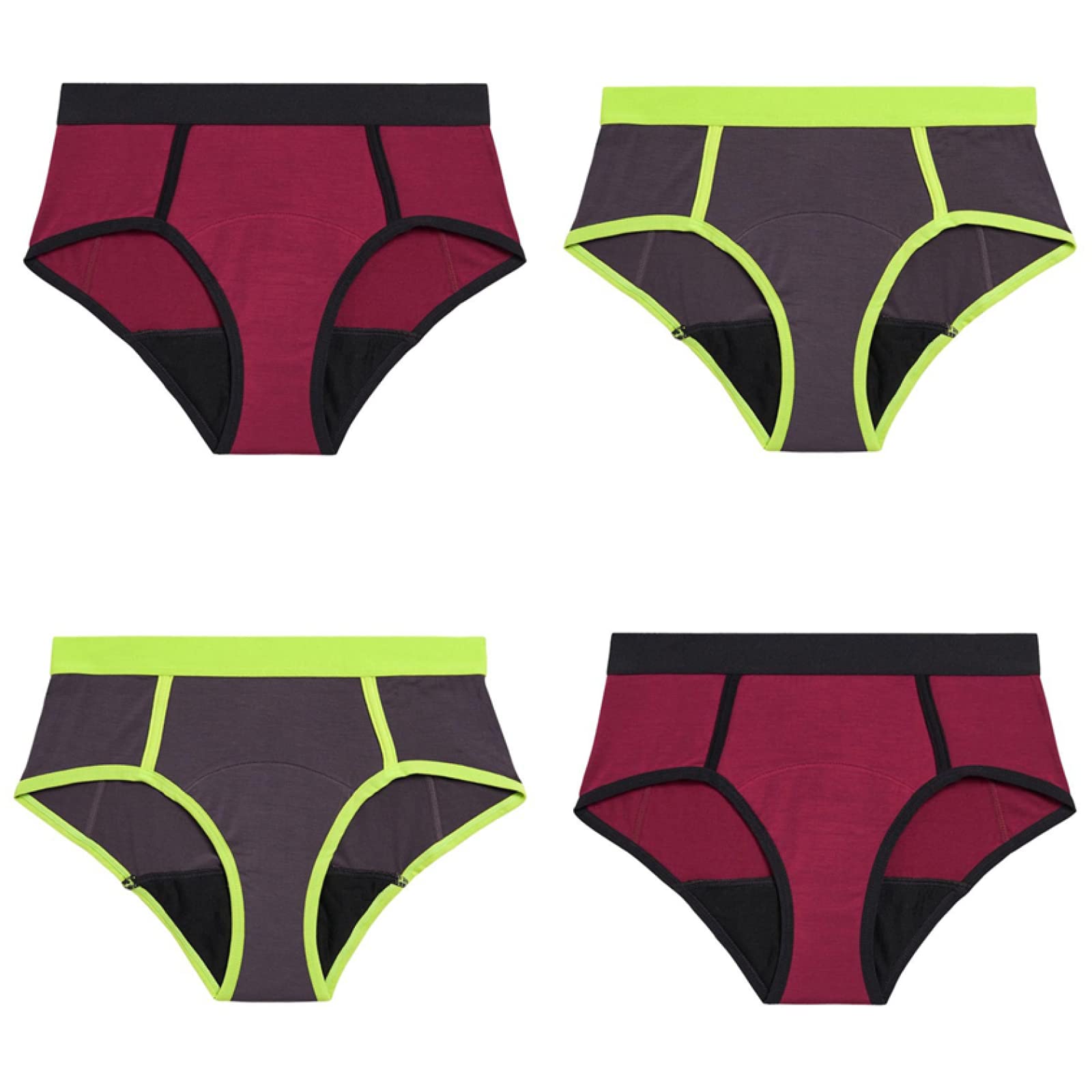 Bragas Mujer Pantalones fisiológicos de Cintura Alta para Mujer