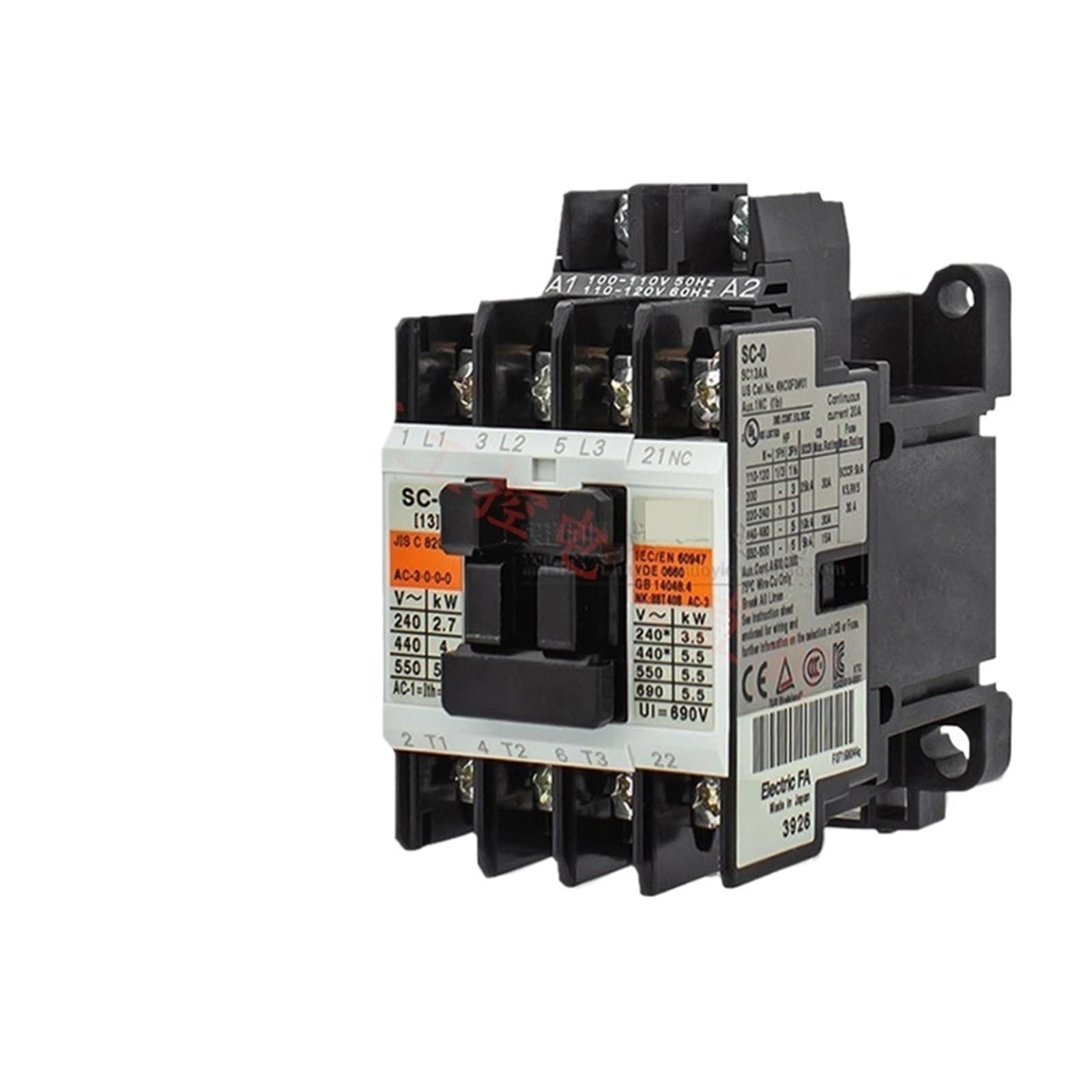 Contacteur CA SC-4-0 220V pour éliminer les pannes de démarrage de pompe et moteur